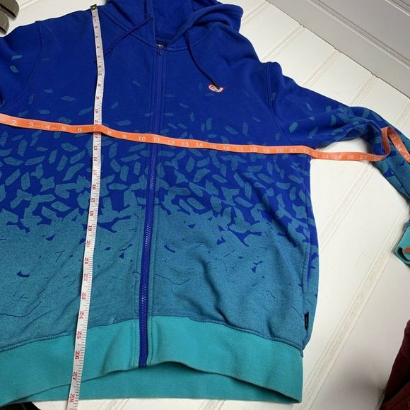 Diesel Blue Graphic Print Hoodie Sweater Jacket M - Picture 6 of 10